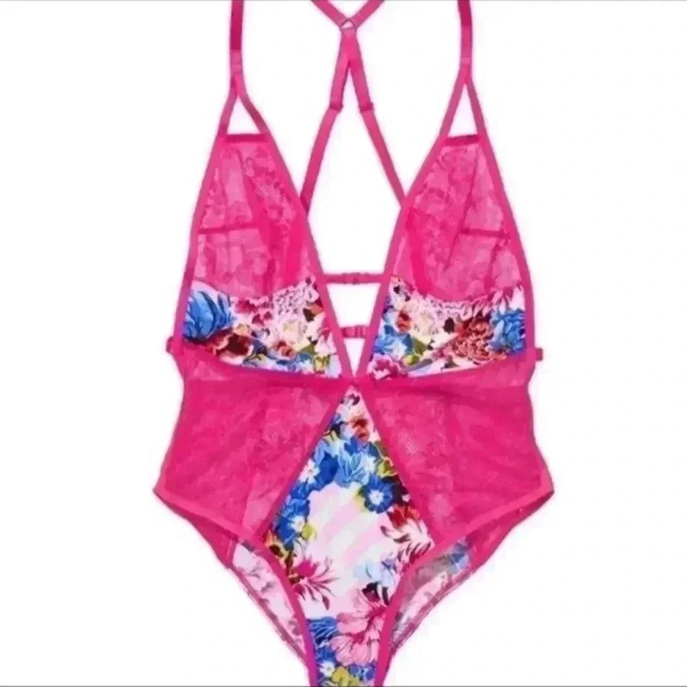 Victoria’s Secret x Mary Katrantzou Pink Teddy S